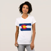 Colorado-Flagge T-Shirt (Vorne ganz)
