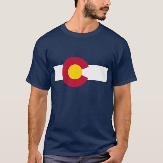 Colorado-Flagge T-Shirt (Vorderseite)