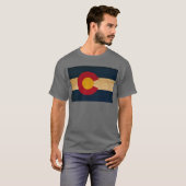 Colorado-Flagge T-Shirt (Vorne ganz)