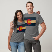 Colorado-Flagge T-Shirt (Unisex)