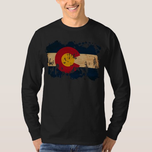 Colorado-Flagge T-Shirt (Vorderseite)