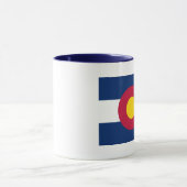 Colorado-Flagge Tasse (Zentrum)