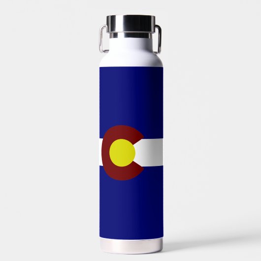 Colorado-Flagge Trinkflasche (Vorne)