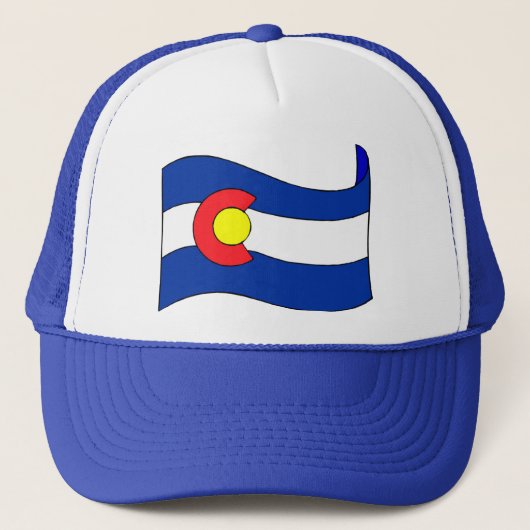 Colorado-Flagge Truckerkappe (Vorderseite)