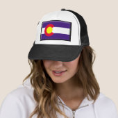 Colorado-Flagge Truckerkappe (Beispiel)