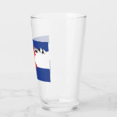 Colorado-Flagge und -Gebirge Glas (Links)