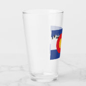 Colorado-Flagge und -Gebirge Glas (Rechts)