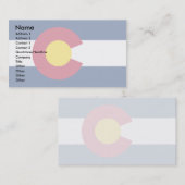 Colorado-Flagge Visitenkarte (Vorne/Hinten)