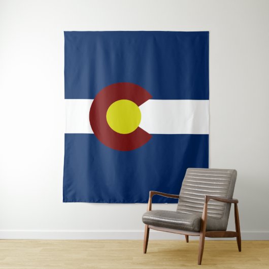 Colorado-Flagge Wandteppich (Beispiel)