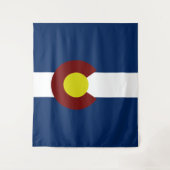Colorado-Flagge Wandteppich (Vorderseite)