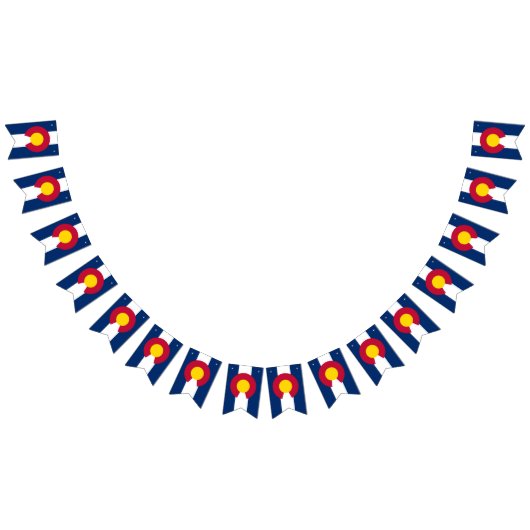 COLORADO-FLAGGE WIMPELKETTE (Alle)