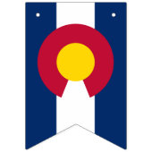 COLORADO-FLAGGE WIMPELKETTE (Zweite Fahne)