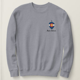 Colorado-Flaggeaspen-Blatt Sweatshirt