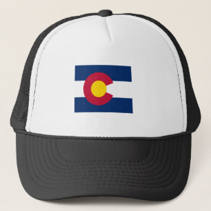 Colorado-Flaggen-Karte Truckerkappe