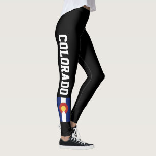 Colorado-Flaggen-Leggings für Fitness trägt Leggings