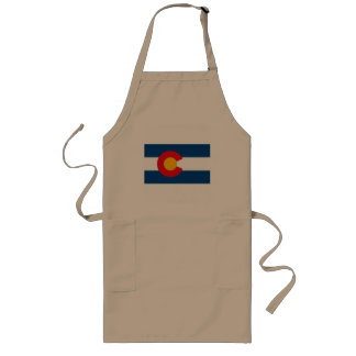 Colorado-Flaggen-Schürze Lange Schürze