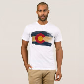 Colorado-Flaggen-T - Shirt (Vorne ganz)
