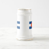 Colorado-Flaggen-Tasse Bierglas (Mittel)