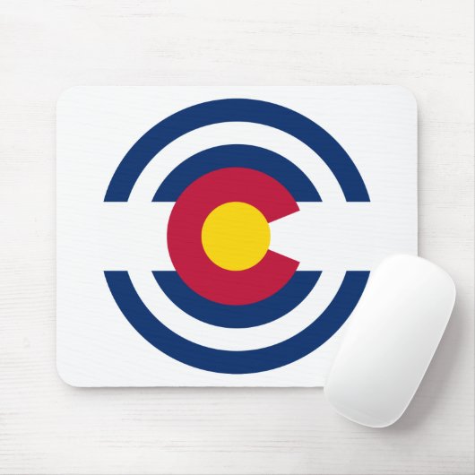 Colorado-Flaggen-Thema 00 Mousepad (Mit Mouse)