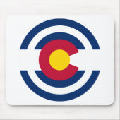 Colorado-Flaggen-Thema 00 Mousepad (Vorne)