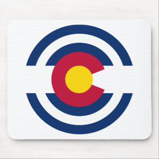 Colorado-Flaggen-Thema 00 Mousepad