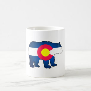 Colorado-Flaggenbärn-Kaffee-Tasse Kaffeetasse