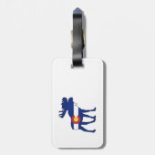 Colorado-Flaggenmoor Gepäckanhänger (Rückseite vertikal)