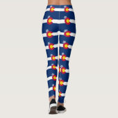 Colorado-Flaggenprinzessin Kronen-Leggings Leggings (Rückseite)