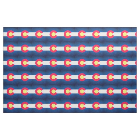 Colorado-Flaggenwiederholungs-Mustergewebe Stoff (Yard (91,4 cm))