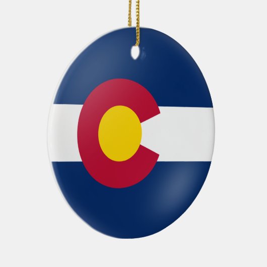 Colorado Flair Keramik Ornament (Rechts)