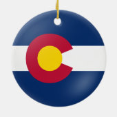 Colorado Flair Keramik Ornament (Hinten)