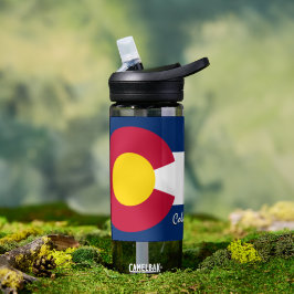 Colorado-Flasche, patriotische Colorado-Flagge Trinkflasche