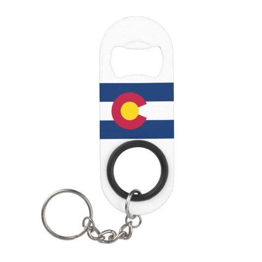 Colorado Flaschenöffner Schlüsselkette (Vorderseite)