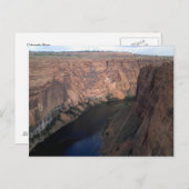 Colorado Fluss am Glen Canyon Dam Postkarte (Vorne/Hinten)