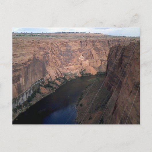 Colorado Fluss am Glen Canyon Dam Postkarte (Vorderseite)