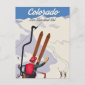 Colorado for Fun and Ski Postkarte (Vorderseite)