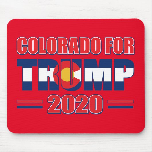 Colorado-for-TRUMP-2020 Mousepad (Vorne)