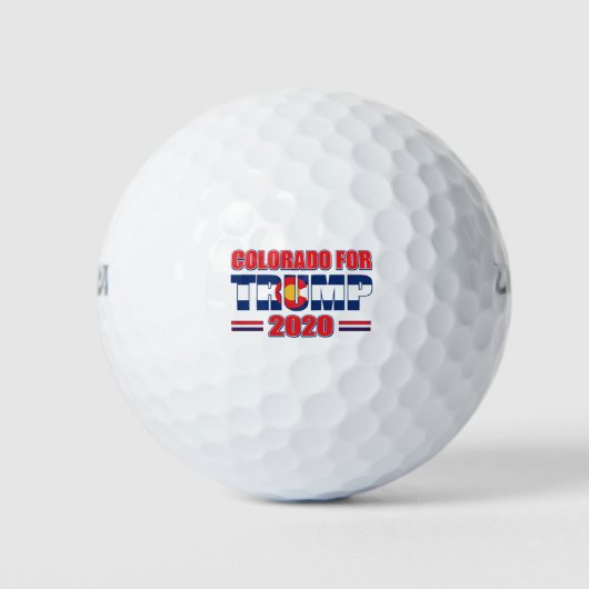 Colorado-for-TRUMP- Golfball (Vorderseite)