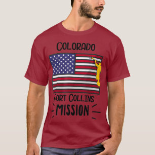 Colorado Fort Collins Mormon LDS Mission Geschenk T-Shirt