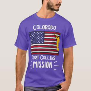 Colorado Fort Collins Mormon LDS Mission Geschenk T-Shirt