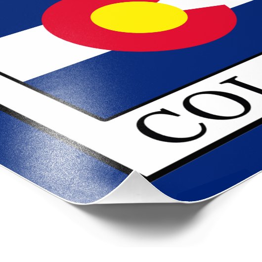 Colorado Fotodruck (Ecke)