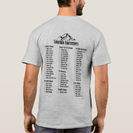 Colorado Fourteeners 2 versah Shirt der