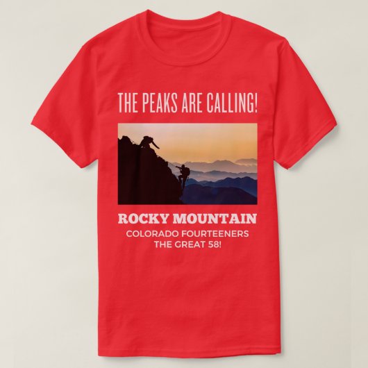 Colorado Fourteeners Adventure TShirt (Design vorne)