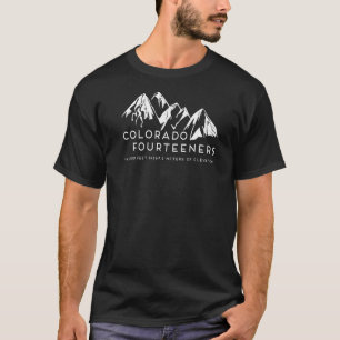 Colorado Fourteeners Rocky Mountain Staat Hiker Tr T-Shirt