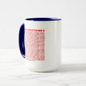 Colorado Fourteeners Tasse (Vorderseite Links)