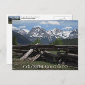 Colorado Frische Pasta machen Postkarte (Vorne/Hinten)