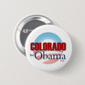 Colorado für Obama Button (Vorne & Hinten)
