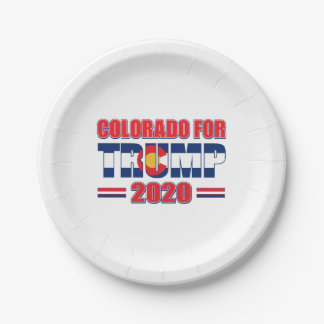 Colorado für Trump - Trump 2020 Pappteller