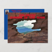 Colorado Garden of the Gods Postkarte (Vorne/Hinten)