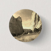 Colorado Garden of the Gods Red Cliffs Anstecknade Button (Vorderseite)
